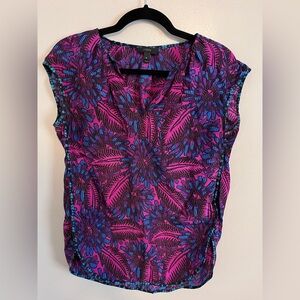 J. Crew 100% Silk Top, Size 6
